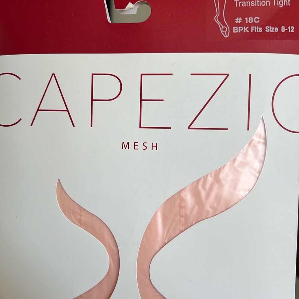 New Capezio BPK Mesh transition tights-child